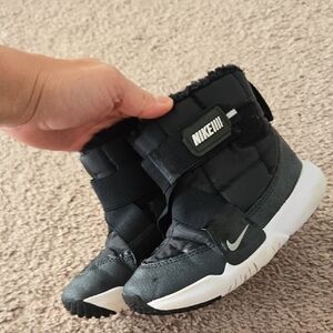 Nike Black and White Boots